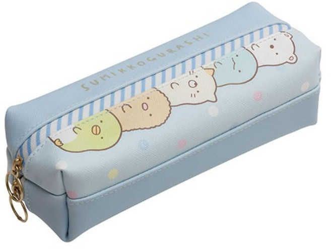 Sumikkogurashi 角落生物 雙層合成皮革材質 筆袋 鉛筆盒, 1個