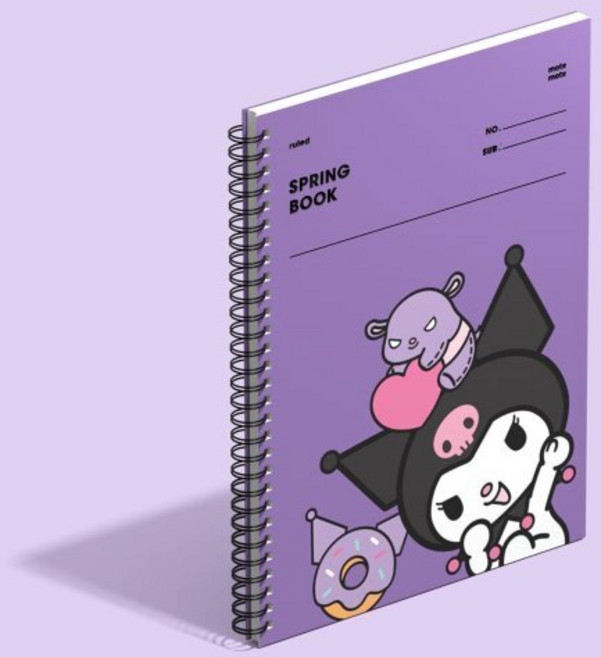 [모트모트X산리오] 스프링북 룰드 - 쿠로미