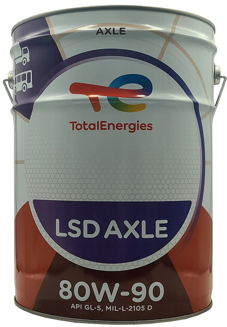 토탈 LSD 액슬 80W90 20L GL-5 LSD 차동제한장치 액슬 데후 디퍼런셜 기어오일 (4WD RV 화물차 중장비 지게차 굴삭기 로더), 1개