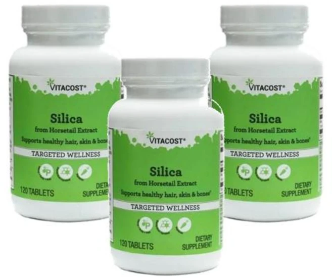 비타코스트 쇠뜨기 추출물 추출 실리카 120정, 3개 - 쿠팡