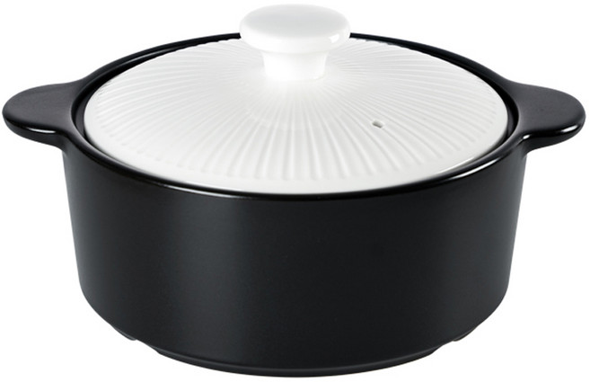 [한국도자기리빙] 리한 클램팟 무균열 뚝배기 화이트 16cm, 1개