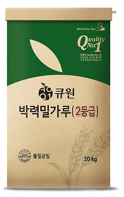 큐원 박력밀가루 2등급 20kg, 1개