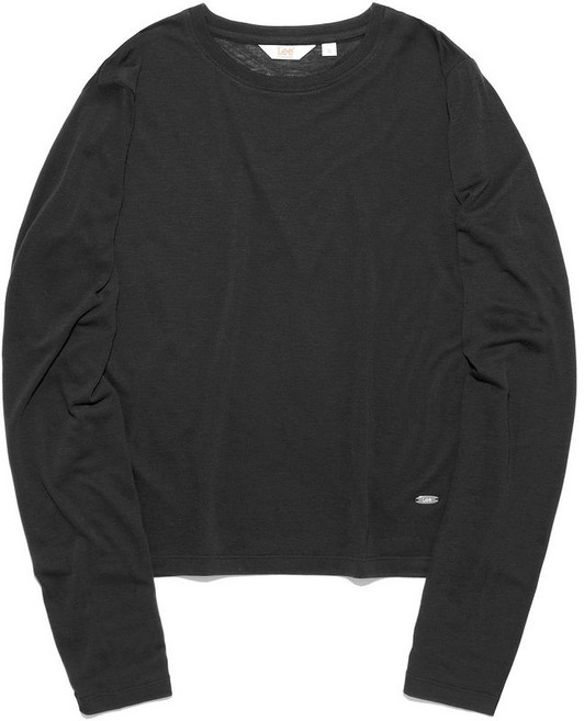 LEE 리 우먼 텐셀 긴팔 티셔츠 챠콜 72K960 21C793