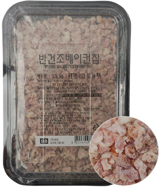 선인 반건조 베이컨칩 1.5kg, 1개