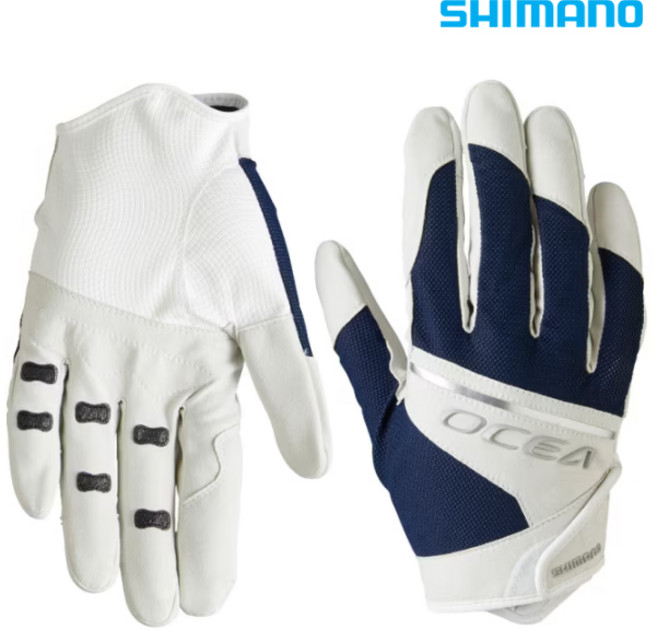 시마노 오시아 베이직 글러브 GL-003V 노컷 오프쇼어 지깅 낚시 장갑, 오시아네이비