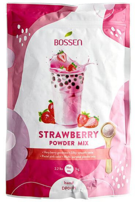 Bossen 보센 스트로베리 파우더 믹스, 4개, 1kg