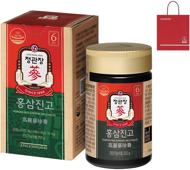 정관장 정품 홍삼진고+쇼핑백, 250g, 1개
