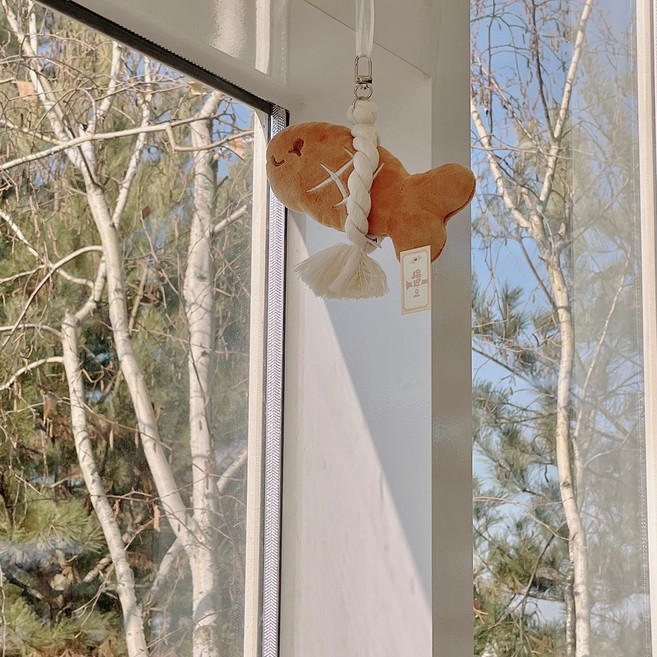 행운 액막이 명태 가방고리 인형 키링