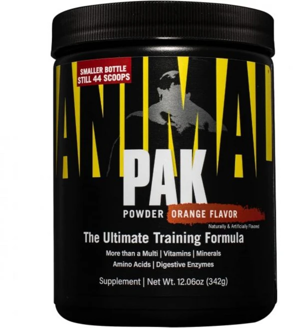 애니멀 팩 – 편리 올인원 비타민 파우더 – 아연 비타민 C B D 아미노산 등 – 스포츠 영양 성능 멀티비타민 – 44 스쿱 오렌지 분쇄, 애니멀 팩 – 편리 올인원 비타민 파우더 – 아연 비타, 342g, 1개 - 쿠팡