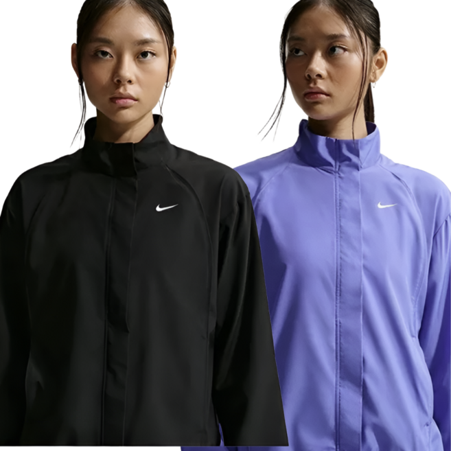 [국내매장출고] 나이키 여성 원 여성 드라이 핏 우븐 재킷 자켓 블랙 사파이어