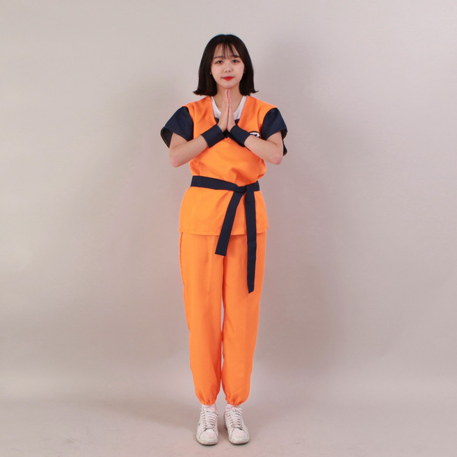 드래곤볼 반티 손오공 도복 특이한반티 코스프레 체육대회 축제 졸업사진 졸사