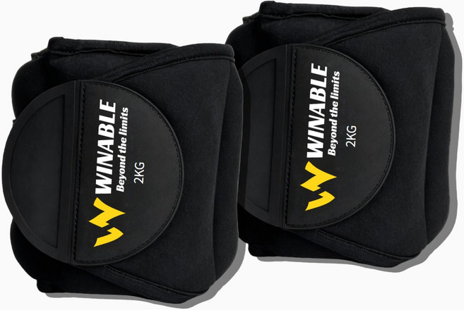 윈어블 모래주머니 손목 발목 중량밴드 헬스 크로스핏 1kg 2kg 3kg 4kg 6kg 10kg, 블랙