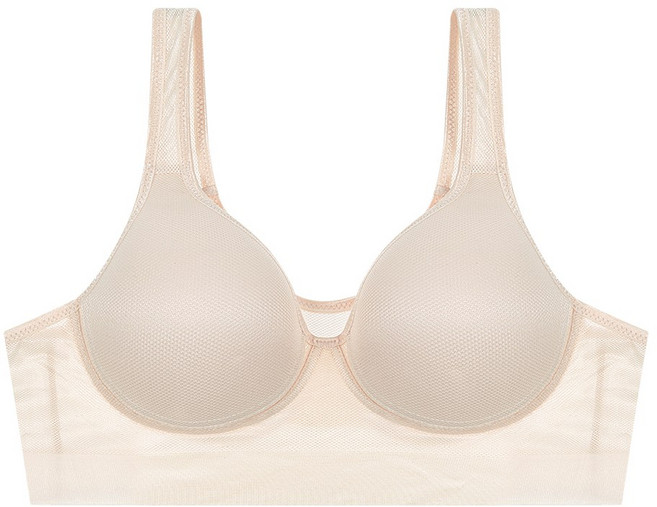 엘라운지 국산 메쉬 노와이어 스키니 몰드 브라탑