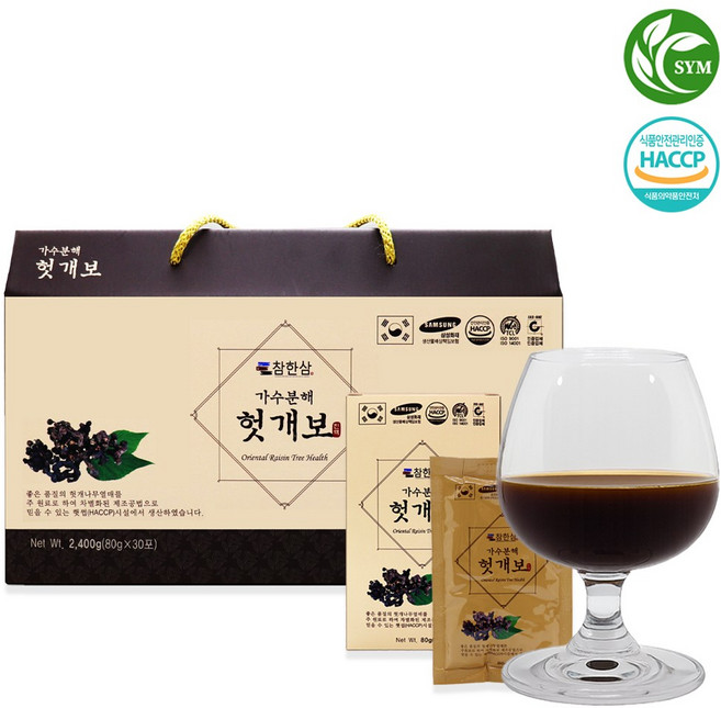 가수분해 헛개보 80g 총 헛개나무열매 추출물, 1개, 2.4kg