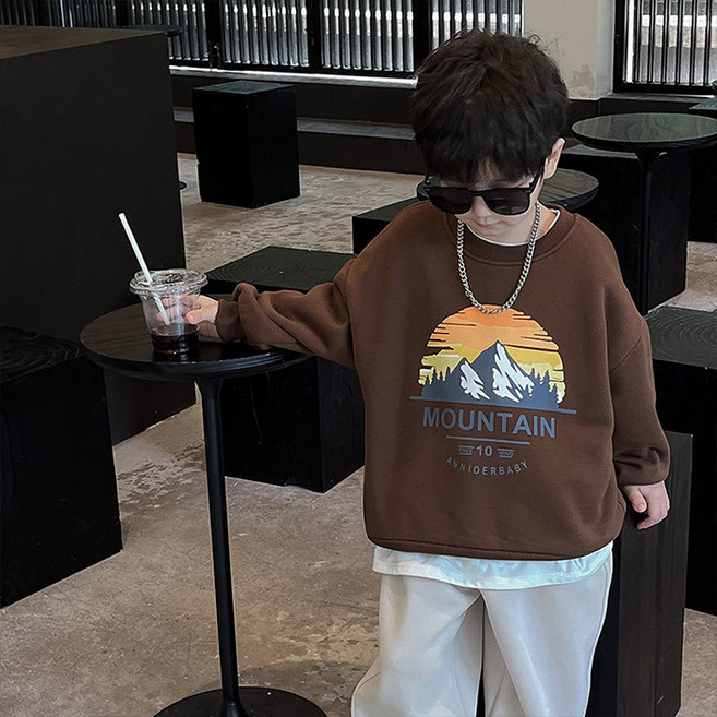 초등학생 주니어 아동 클라이밍 맨투맨