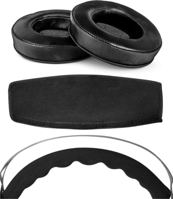 콕스 COX CH50 CH60 CH45 CH43 CH42 헤드폰 헤드셋 교체 스펀지 귀마개 이어패드 호환, 헤드밴드& 이어패드 좌우, 1세트, .