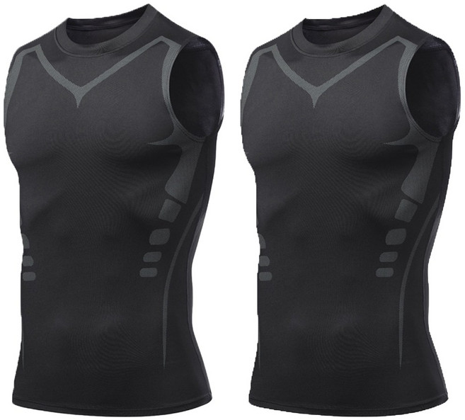 (공인기관 테스트완료) 컴프레션 스포츠 기능성 이너웨어 테크핏 언더레이어 민소매 나시