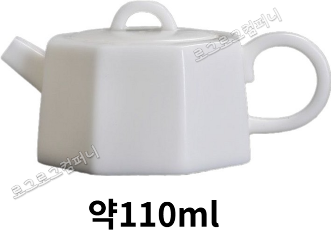 양지옥자 팔방호 대사 수공으로빚은 단호 순색 다도 다기 차호 티용품악세사리 티포원 약110ml, 1개, 110ml, 양지옥 팔방호