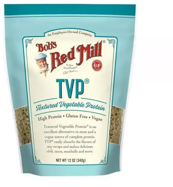 Bob's Red Mill TVP 질감 식물성 단백질 - 355ml12온스 4팩 글루텐 프리 비건 미국산 무향 호환, 1개, 355ml