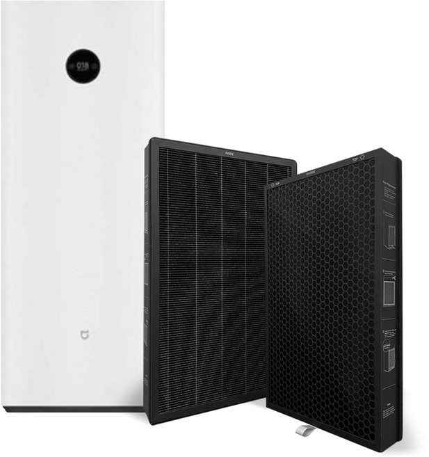 샤오미 미에어 맥스 공기청정기 호환 필터 1년 세트 MAX AC-M5-SC M5R-FL, 1개, MAX 필터 (2개입)