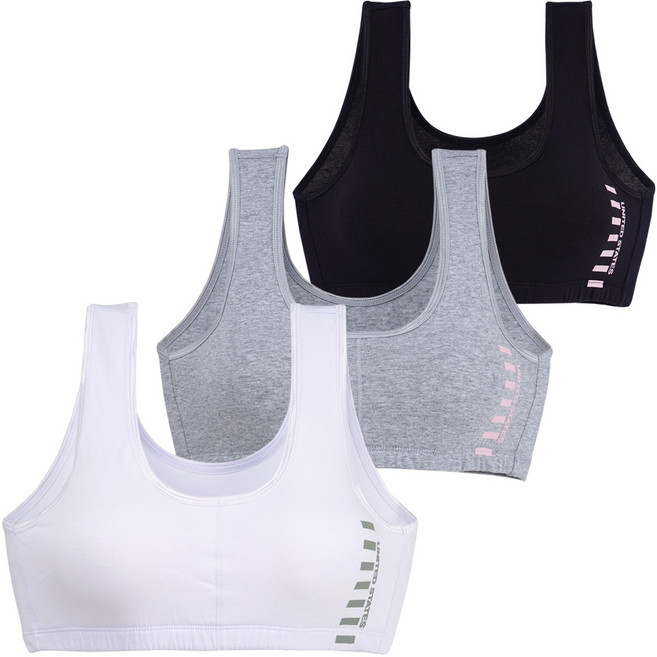 고아라 면스판 노와이어 스포츠 탑브라 3종세트 5093