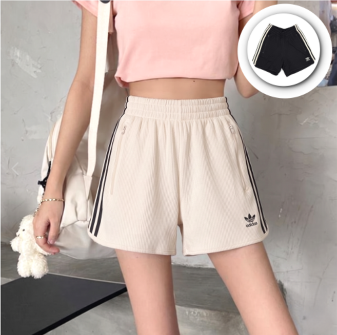 아디다스 여성반바지 숏팬츠 TQ720여름 데일리룩 쇼츠 트레이닝