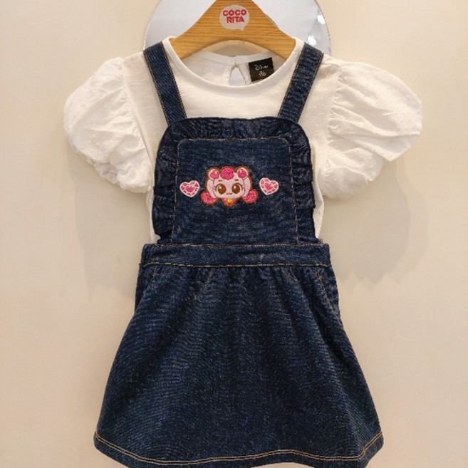 CEOM22WG1 하츄핑 멜빵스커트