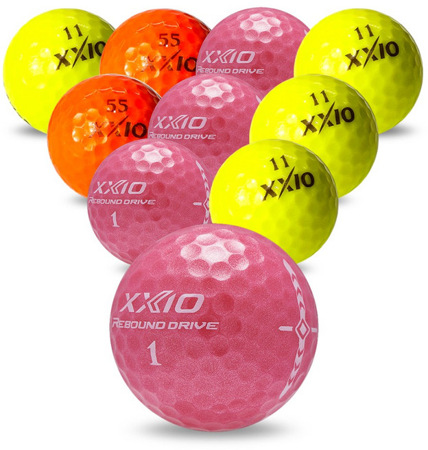 나이스골프 젝시오 컬러 A-등급 로스트볼, 10개, 1개