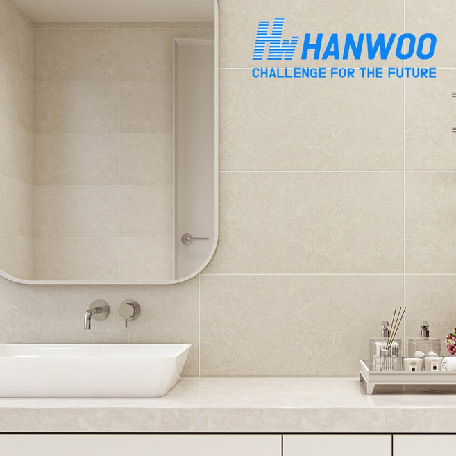 HANWOO 인테리어 붙이는 데코 타일 주방 욕실 화장실 마블 시트지, LPT210