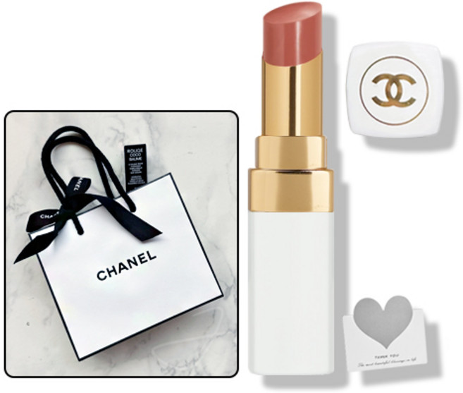 샤넬 루쥬 코코 밤 914 내추럴 참 3g 백화점 선물포장 (쇼핑백)+선물카드, 코코밤 (914-내추럴 참) 백화점 선물포장, 1개