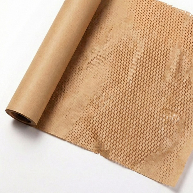링비츠 종이 완충재 벌집형 크라프트 포장지 친환경 포장완충제 80M, 1개, 크라프트(30cm)