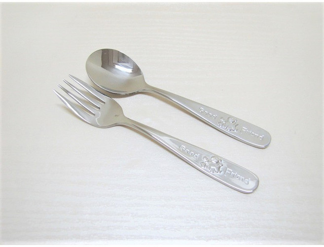 국산 27종스텐 공룡 스푼 포크 숟가락 어린이 아동 이유식 양식기, 공룡스푼, 1개