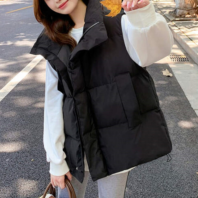 TAGG 오버핏 웰론 패딩 조끼