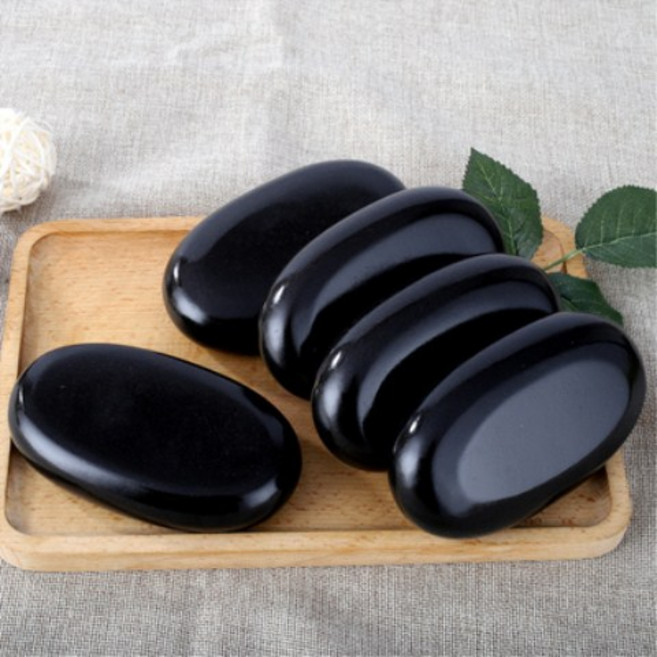 스파 스톤 마사지 타이마사지 핫 테라피 경락 찜질 물리치료 화산 에너지 뷰, 1개