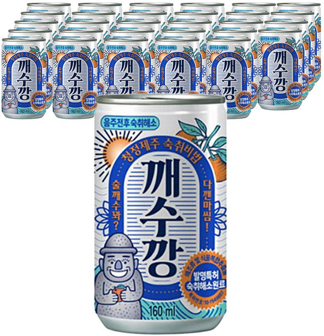 롯데 깨수깡, 30개, 160ml