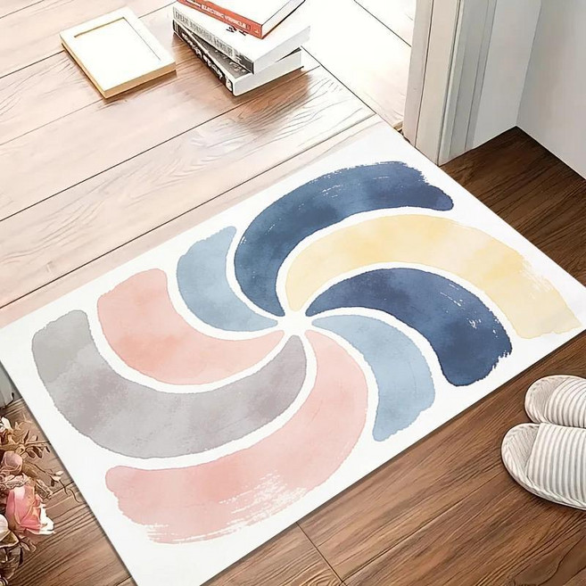 규조토 주방 매트 스트립 레스토랑 소프트 미끄럼 방지 욕실 흡수 도어, 05 50X80CM19.7x31.5in, 3. GZN-SM200-115