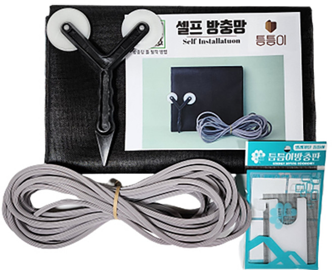 틈틈이 셀프 미세망 교체 세트 1개 벌레차단 틈막이 1개 방충망, 1세트