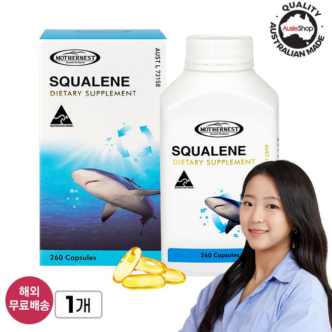 마더네스트 스쿠알렌 1000mg 260정, 1개