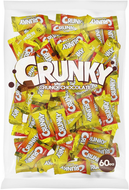 미니 크런치 초콜릿 마일드 초코렛 60개(개별포장), 60개