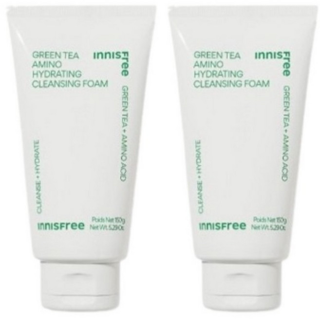 이니스프리 그린티 클렌징 폼, 150ml, 2개