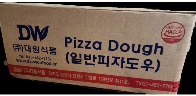 대원식품 밀도우 250g 60EA, 60개