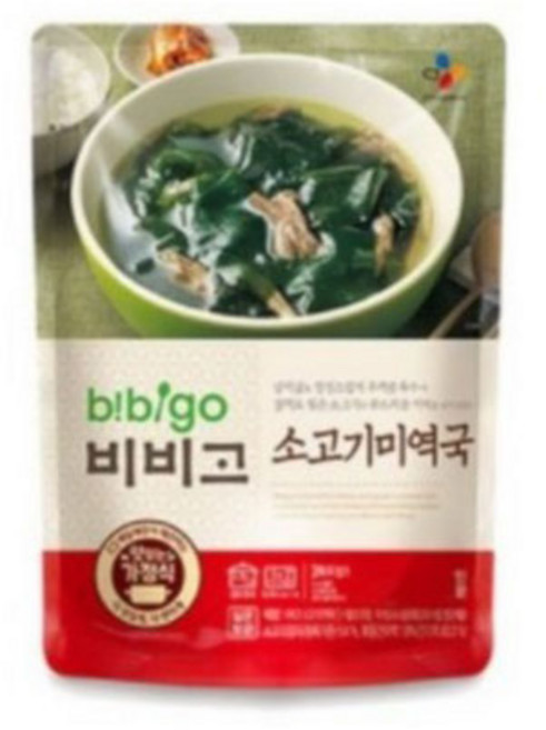 비비고 소고기 미역국, 300g, 16개