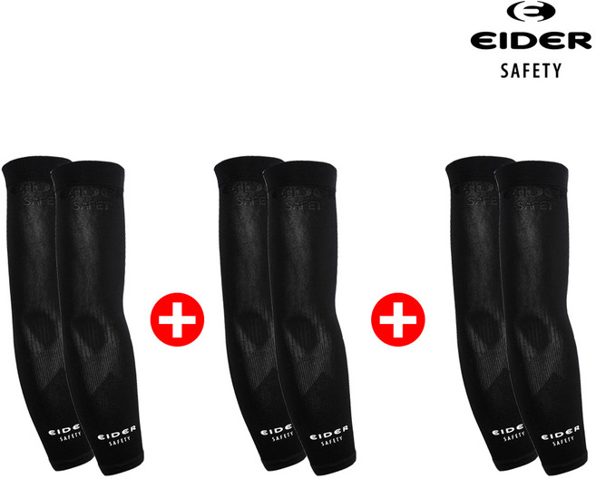 아이더 세이프티 UV차단 쿨토시 팔토시 여름토시 작업토시, 1세트, 블랙+블랙+블랙