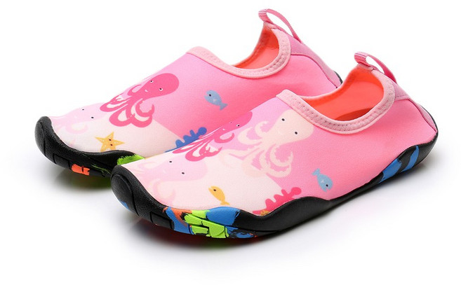 兒童厚底透氣墊排水運動沙灘溯溪鞋 - 水精靈-4453