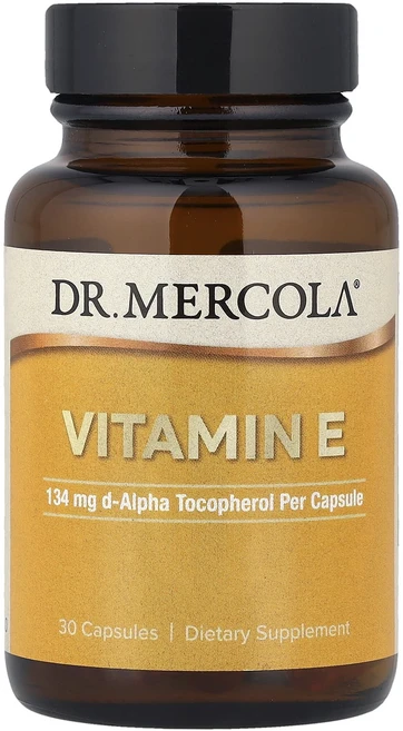 Dr. Mercola 비타민E 캡슐 30정, Dr Mercola 비타민E 캡슐 30정, 1개 - 쿠팡
