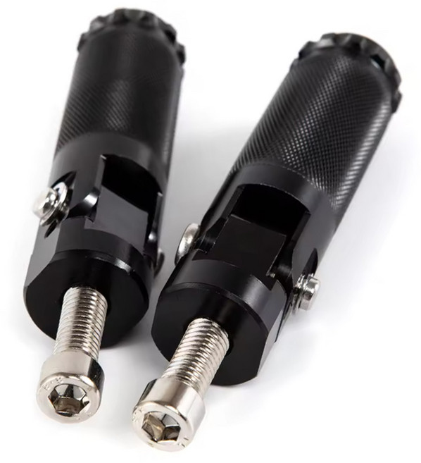 데일리쇼핑 오토바이 스피링 보조발판 폴딩형 사이드 보조 스텝 발판 페달 풋레스트, 블랙고정X(1P), 1개