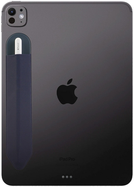 애플펜슬 스티커파우치 프로 2세대 1세대 S펜 부착형 펜 수납 보관 케이스 파우치, 네이비