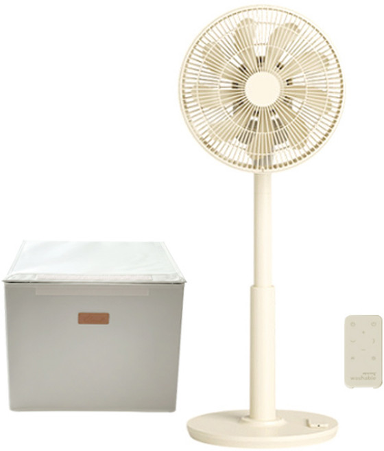 [리퍼반품상품] 한일 아기바람 워셔블 분리 통세척 무소음 선풍기 BLDC 리모컨 보관가방 증정, 베이지