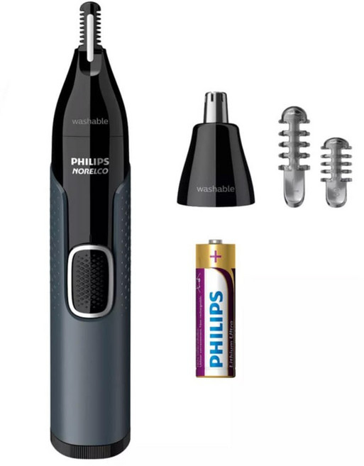필립스 안전칼날 2헤드 방수 코털 제거기 3000, NT3600, 혼합색상