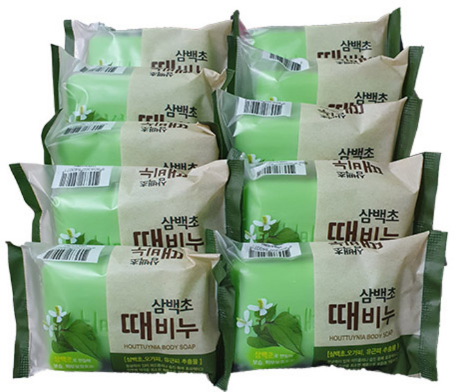 태광유통 삼백초 때비누, 150g, 10개입